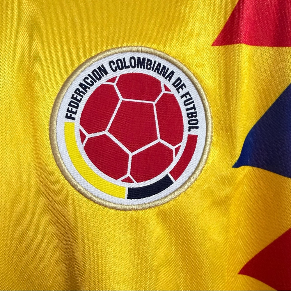 ⚽️ COLOMBIA🏆🇨🇴 team jersey retro player soccer seleccion futbol World Cup size M - Picture 4 of 14